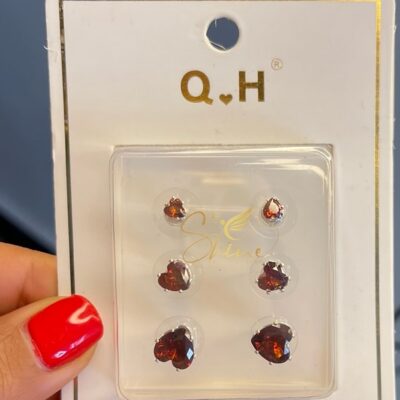 پک گوشواره قلب