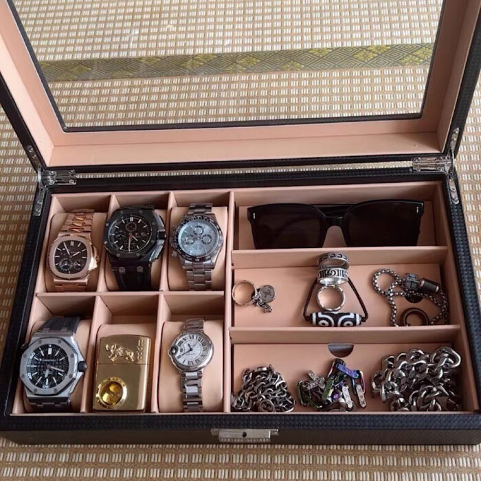 جعبه لاکچری ساعت و عینک